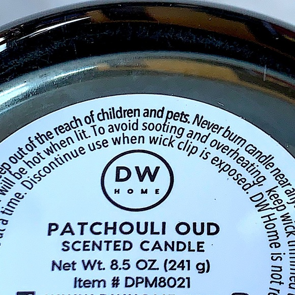 DW HOME CANDLE PATCHOULI OUD RICHLY SCENTED NEW - Picture 4 of 4